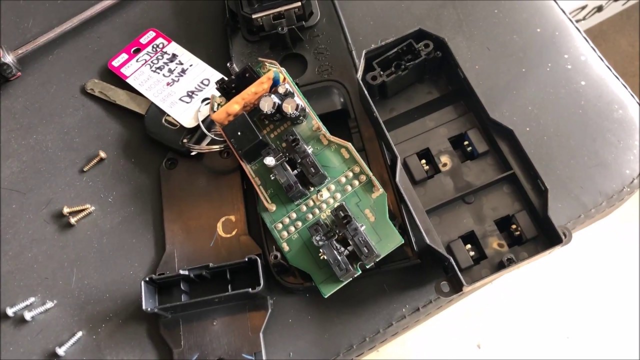 2002-2006 Honda CR-V Power Window Master Switch FIX/REPAIR