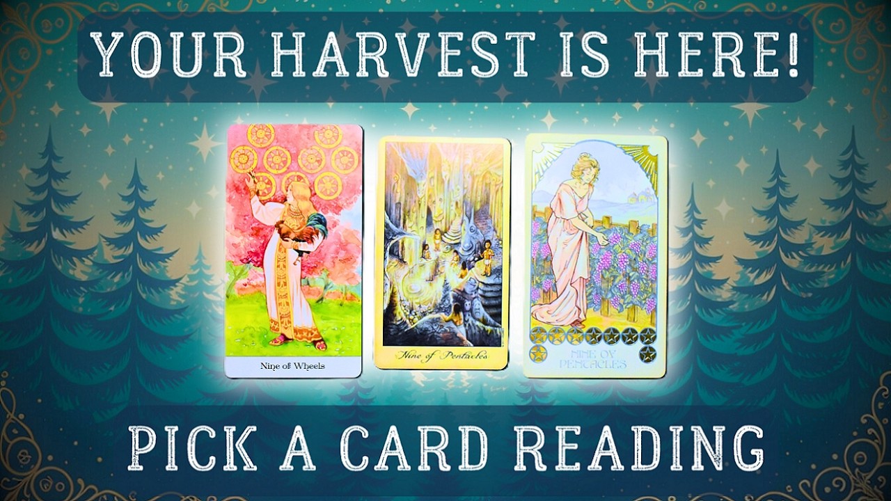 The Abundance & Blessings You’re About to Harvest 🌾 Pick a Card Tarot Reading