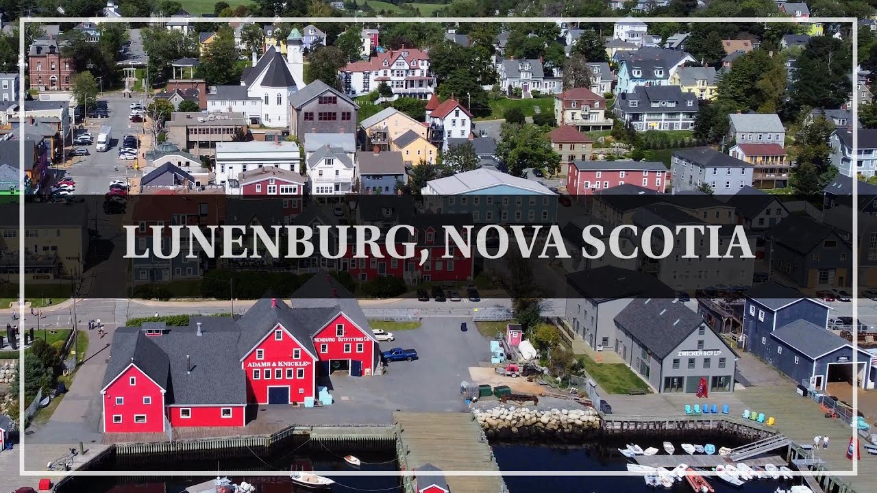 Lunenburg, Nova Scotia (4K Drone)