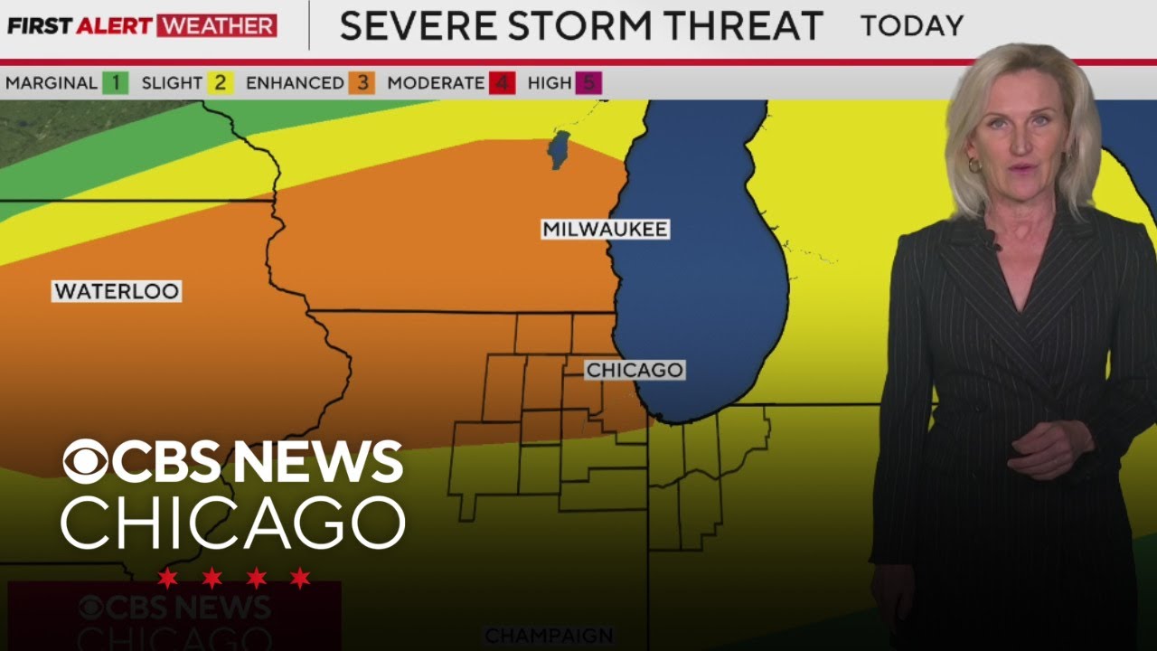 Two rounds of storms on Tuesday in Chicago