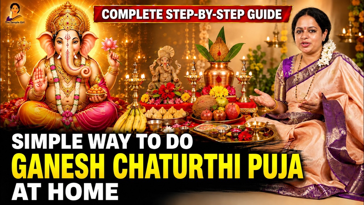 Ganesh Chaturthi Simple Pooja Guide - How to Perform at Home | Complete Step-by-Step Puja Guide