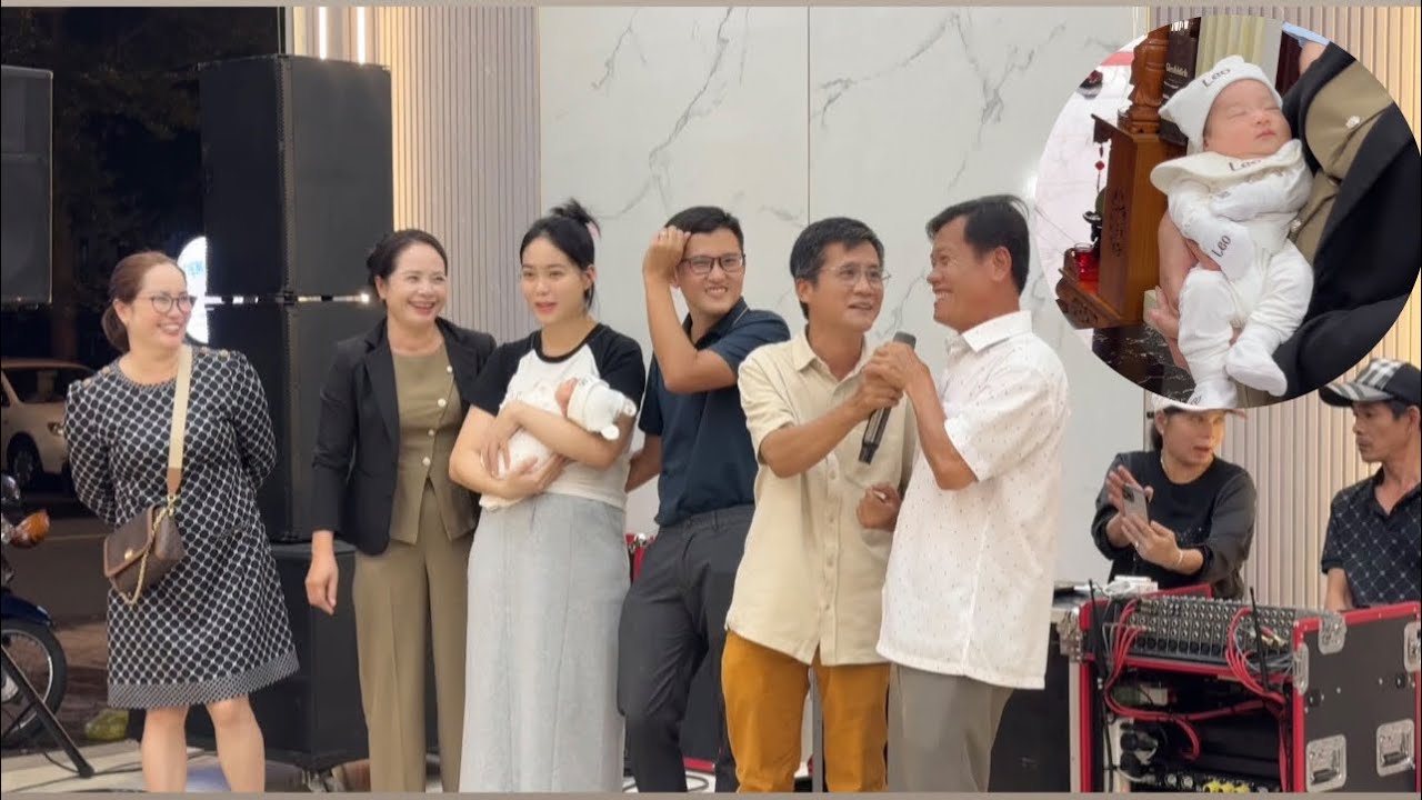 TƯNG BỪNG TIỆC ĐẦY TH&Aacute;NG CH&Aacute;U LEO CON TRAI CỦA T&Yacute; & SUN - SUM HỌP 2 B&Ecirc;N NỘI NGOẠI