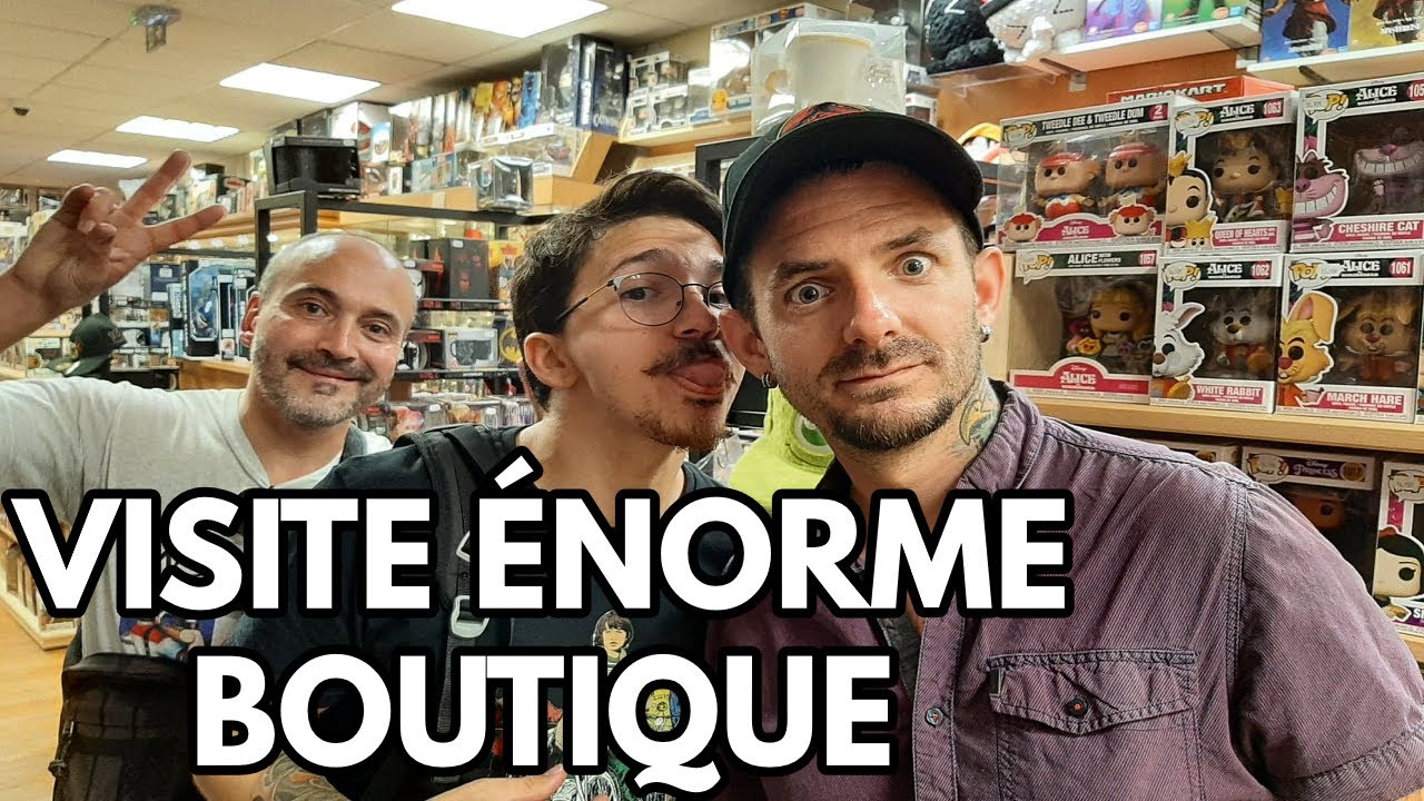 VISITE DE LA PLUS GRANDE BOUTIQUE DE FIGURINES DE TOULOUSE avec les copains