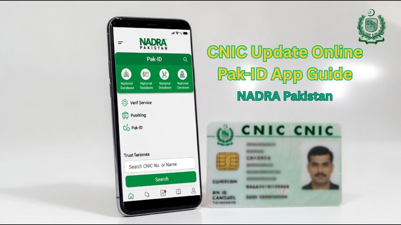 NADRA Pak-ID App Guide: Modify Non-Printable CNIC Information Online