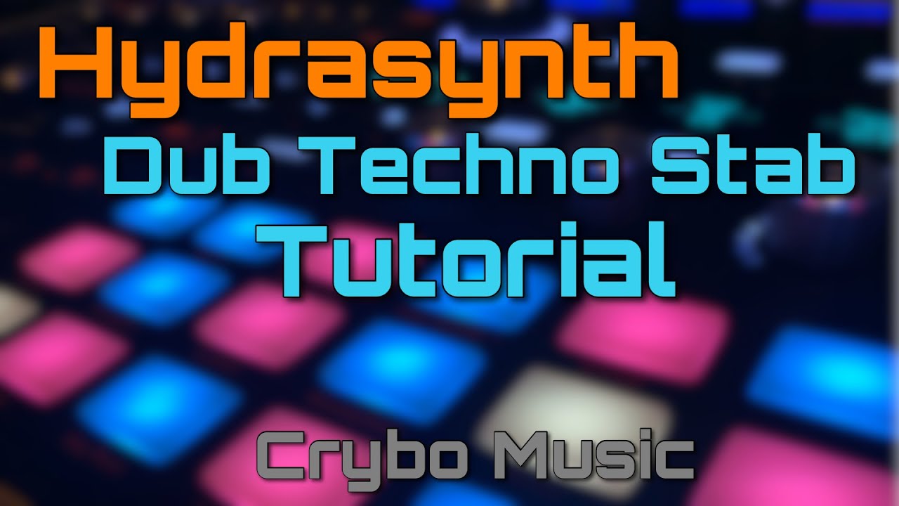 Hydrasynth Dub Techno Stab tutorial.