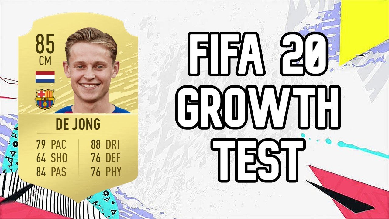 Frenkie De Jong Dynamic Potential Test!! FIFA 20