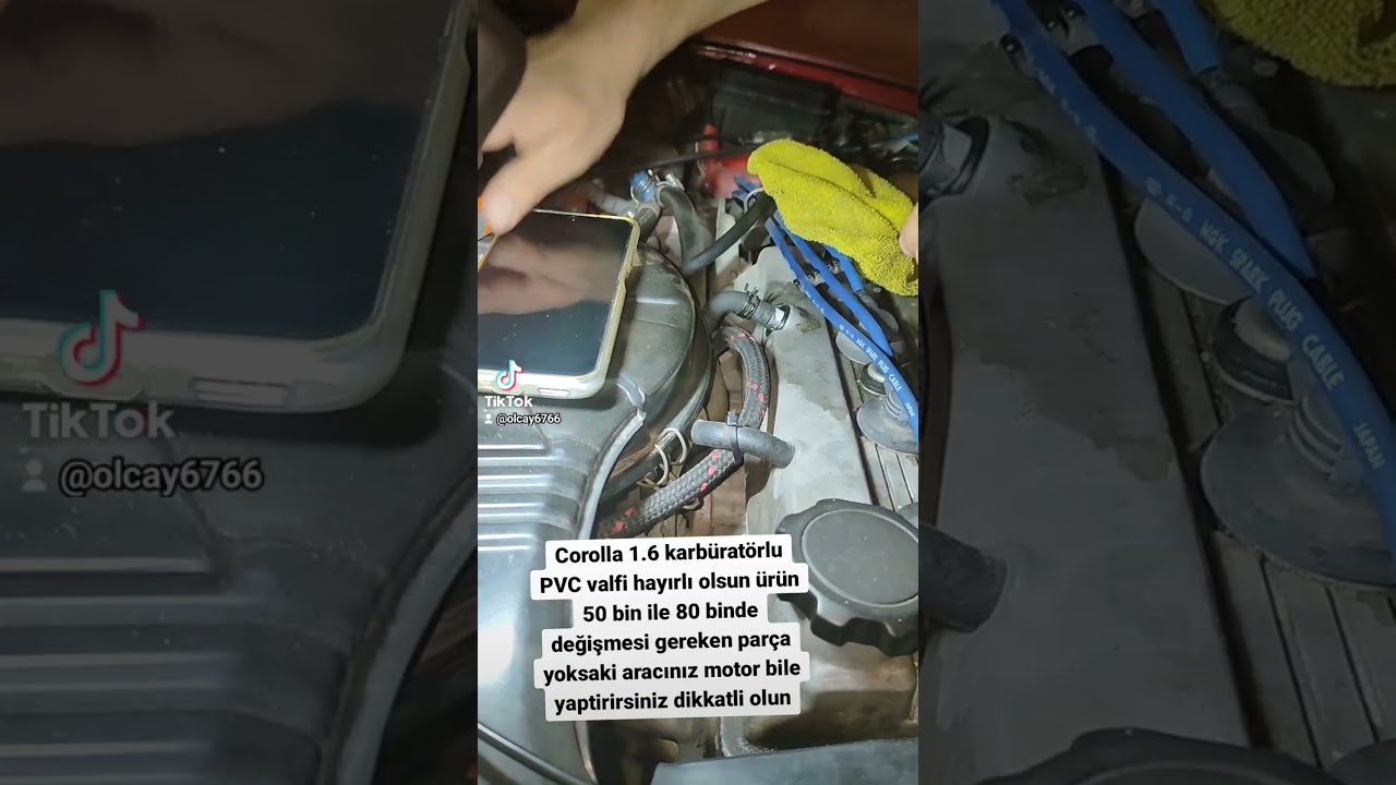 Toyota Corolla PVC valfi değişimi Ae101