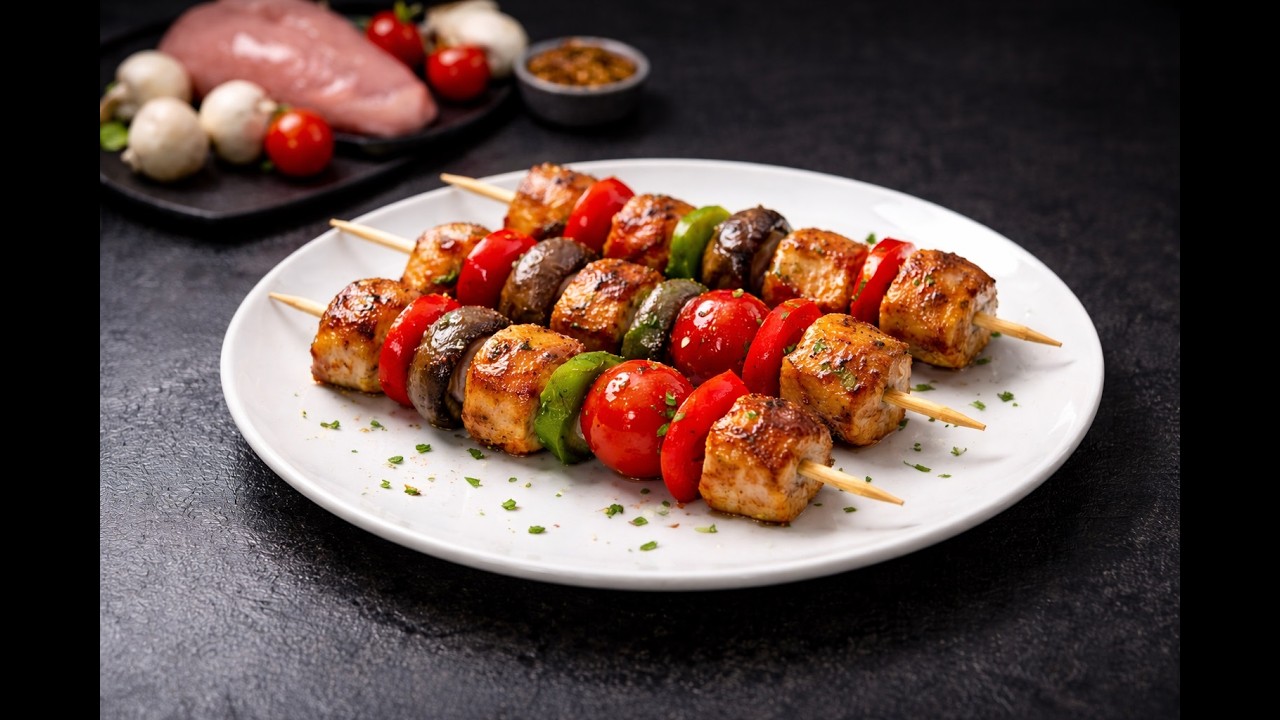 Juicy Air Fryer Chicken Skewers – Better Than Grilled?!