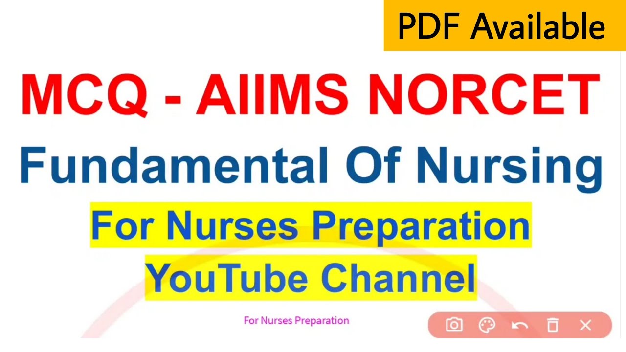 aiims norcet exam 2021 I fundamental of nursing question and answers I Fundamental of nursing quiz