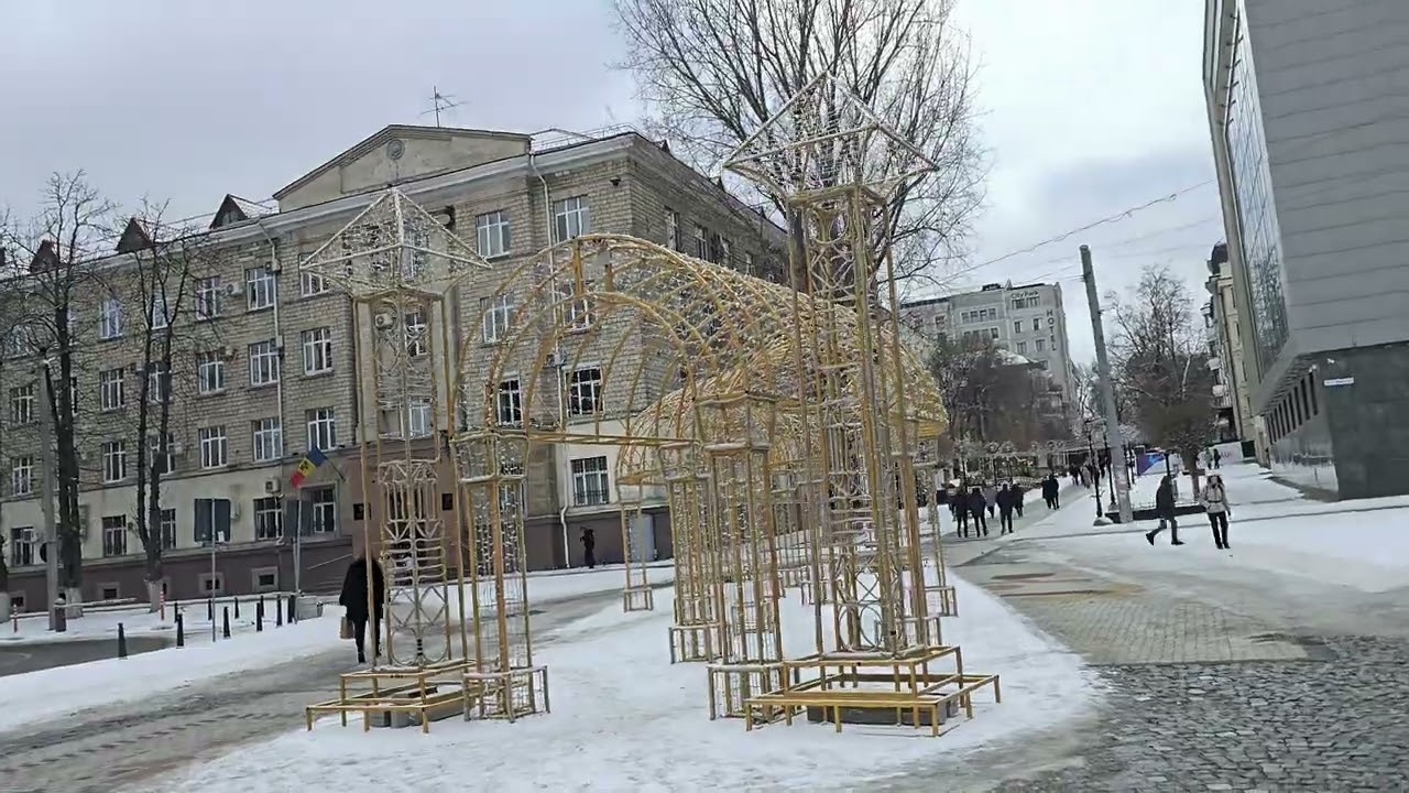 Кишинэу, возле нац.банка 9 февраля 2026.