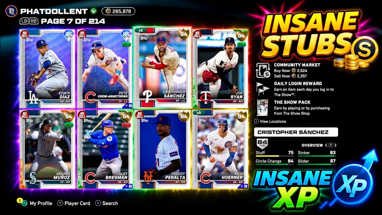 INSANE Stubs and XP in MLB THE SHOW 26