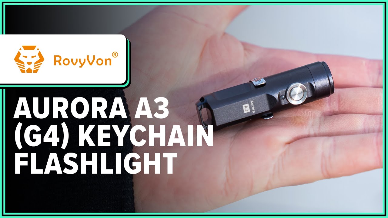 Обзор брелока-фонарика RovyVon Aurora A3 (G4) с разъемом USB-C (1 месяц использования)