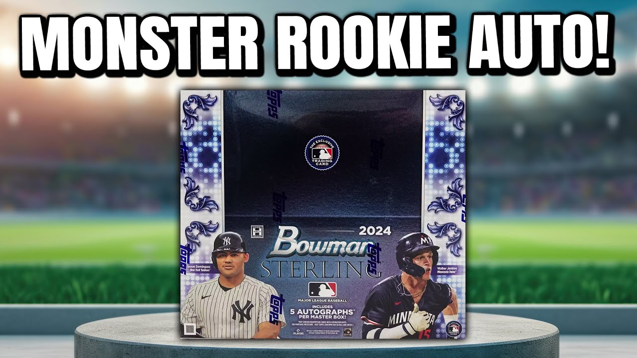 MONSTER ROOKIE AUTO PULLED!! ⚠️ | 2024 Bowman Sterling Hobby Box Review