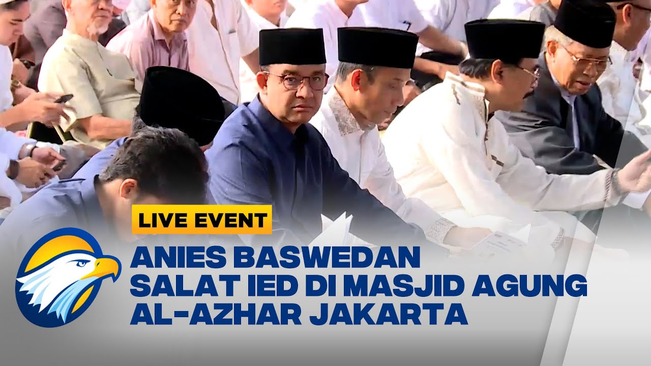 Live Event - Persiapan Salat IED di Masjid Agung Al-Azhar Jakarta
