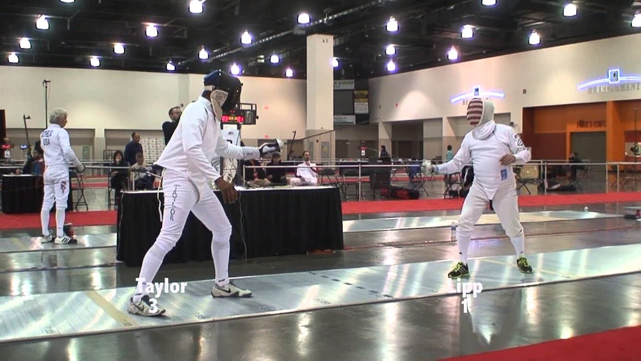 Taylor-Lipp, Semifinals, Vet 60 Men's Epee, NAC, Milwaukee 2012