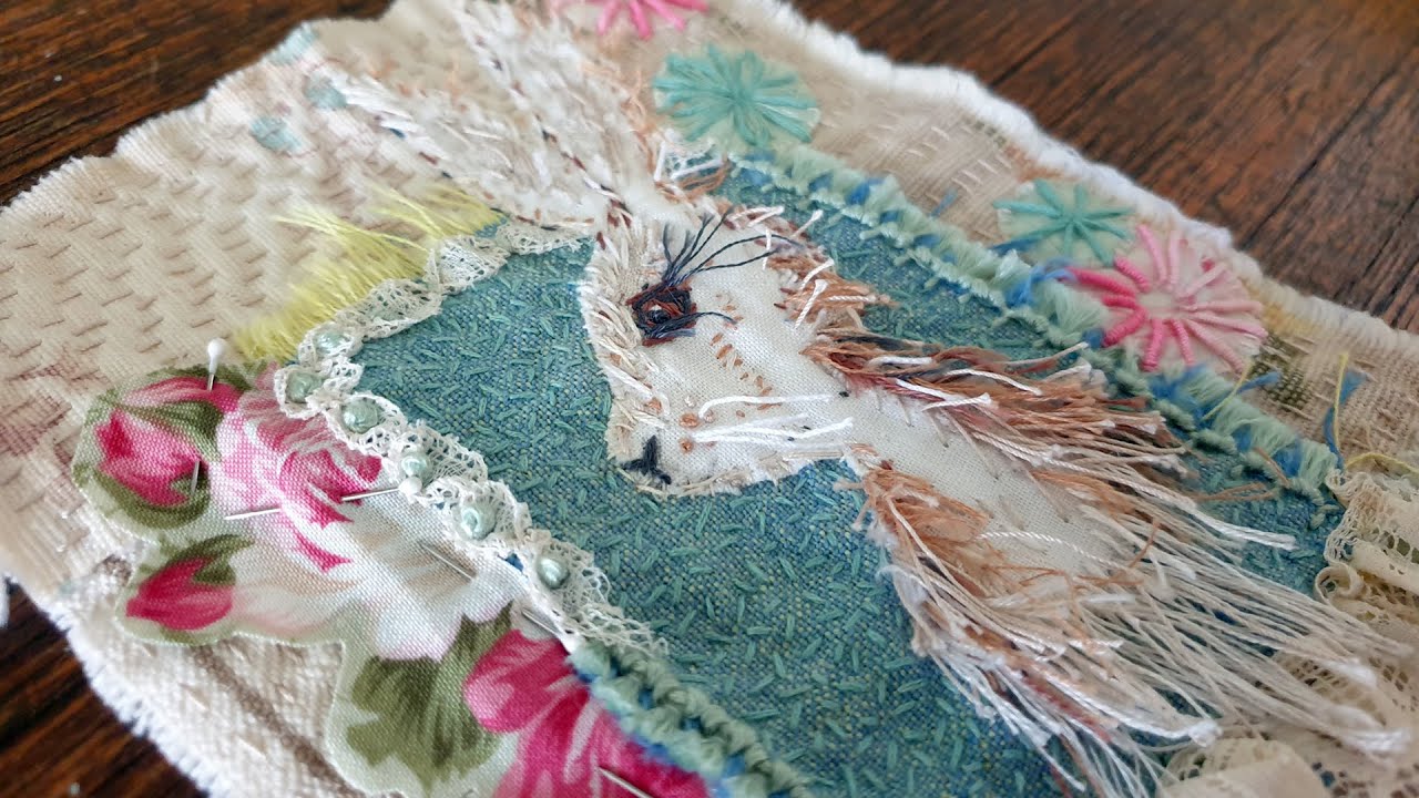 #roxysjournalofstitchery Vol 1 - Page 1 - Embroidered Embellishments