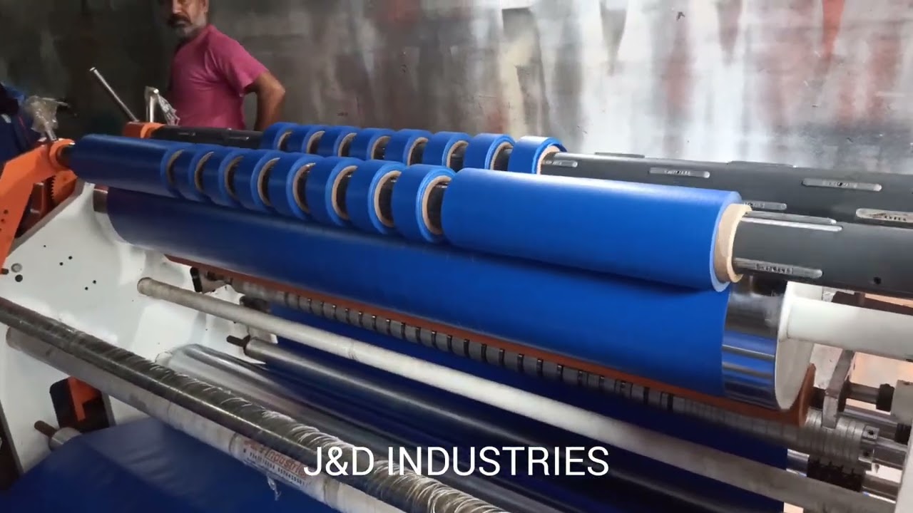 PVC Coated Fabric Slitting Rewinding Machine | J&D Industries