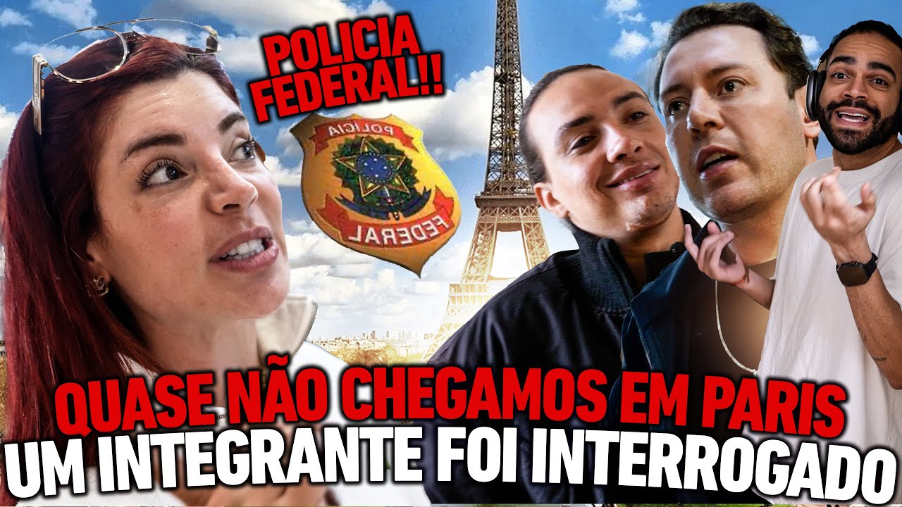 FOMOS INTERROGADOS NO AEROPORTO  - QUASE NÃO ENTRAMOS EM PARIS !!!
