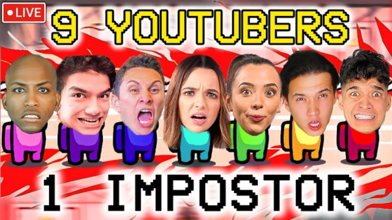 AMONG US w/ YouTube Friends!