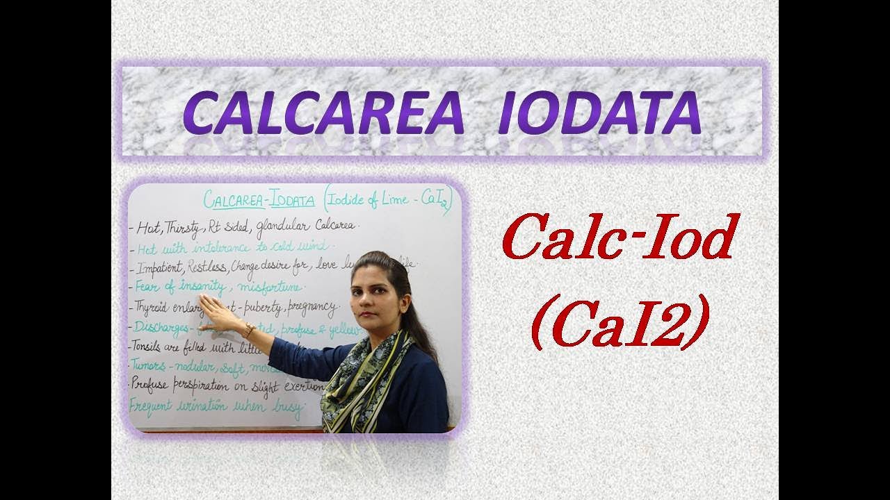 Calcarea Iod Drug picture / Calc Iod in Hindi / Calc Iod Symptoms!!!!