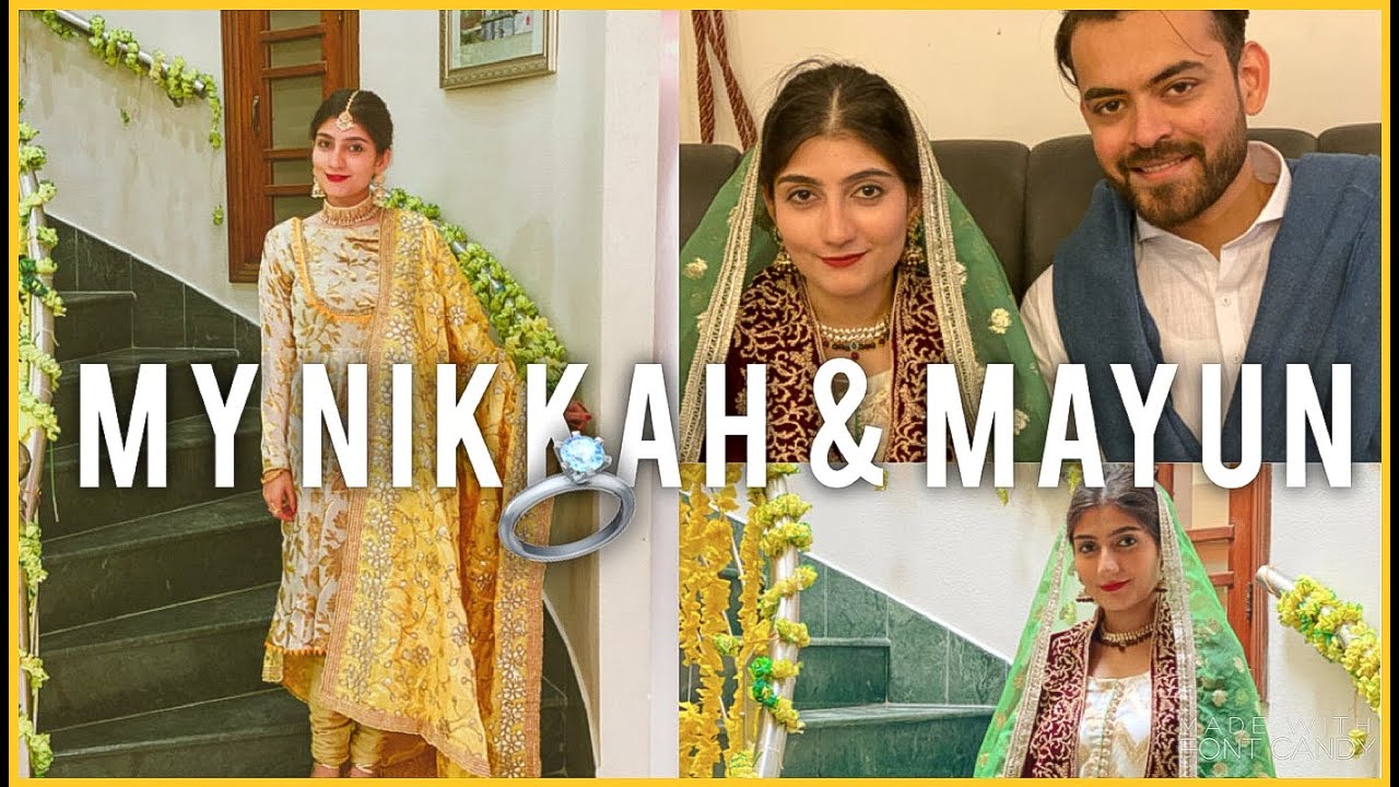 MY NIKKAH & MAYUN DAY | Anushae Says