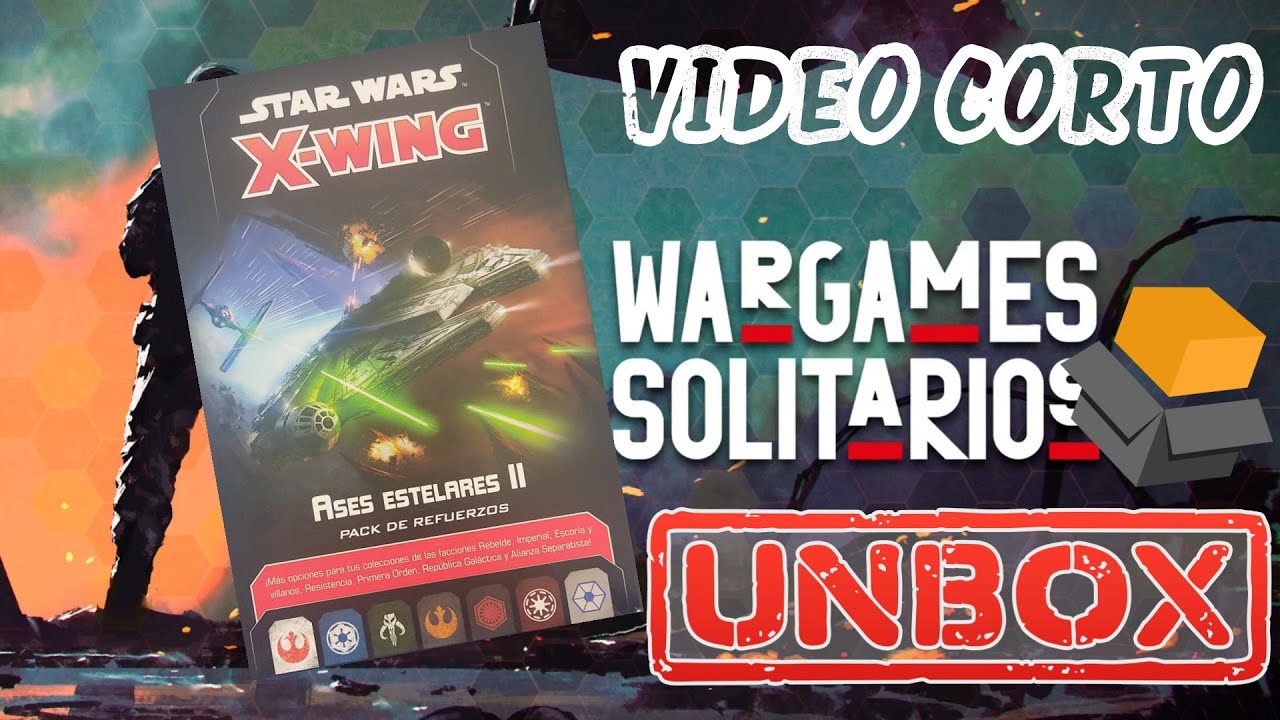 Ases estelares 2. X-Wing Miniatures. Unbox.