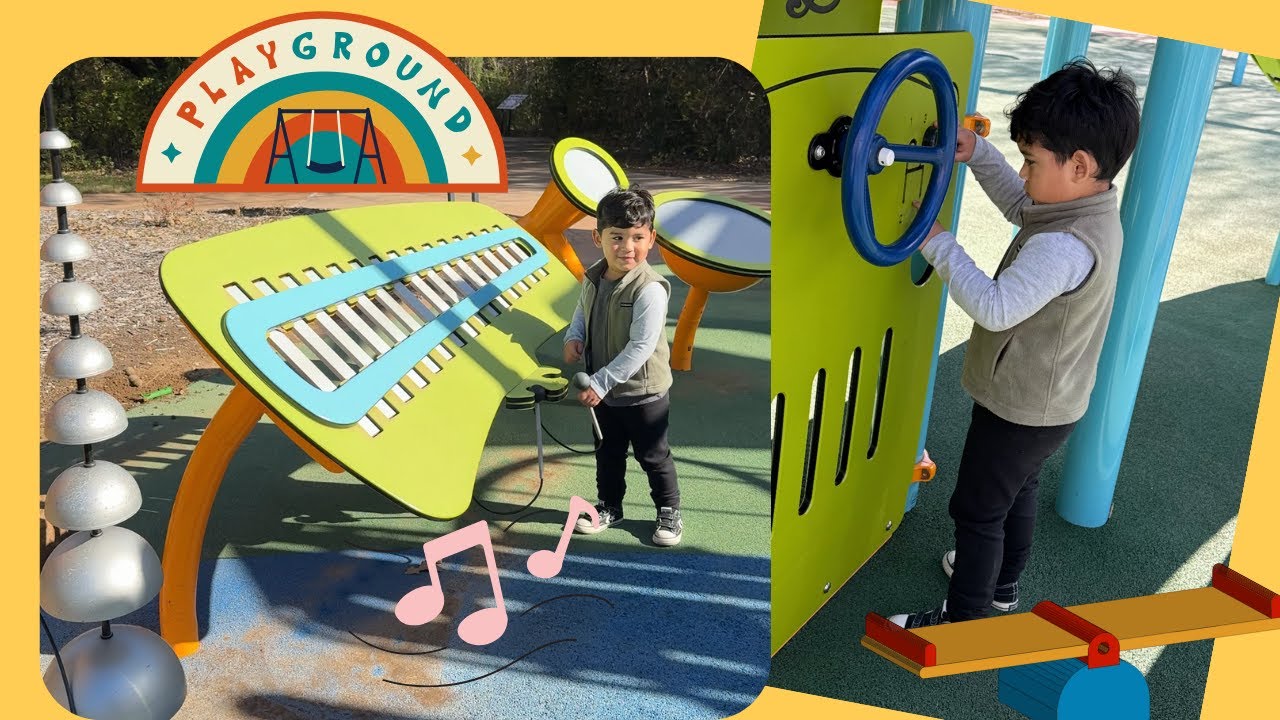 Best Playground Ever! | Toddler Park Fun with Santi