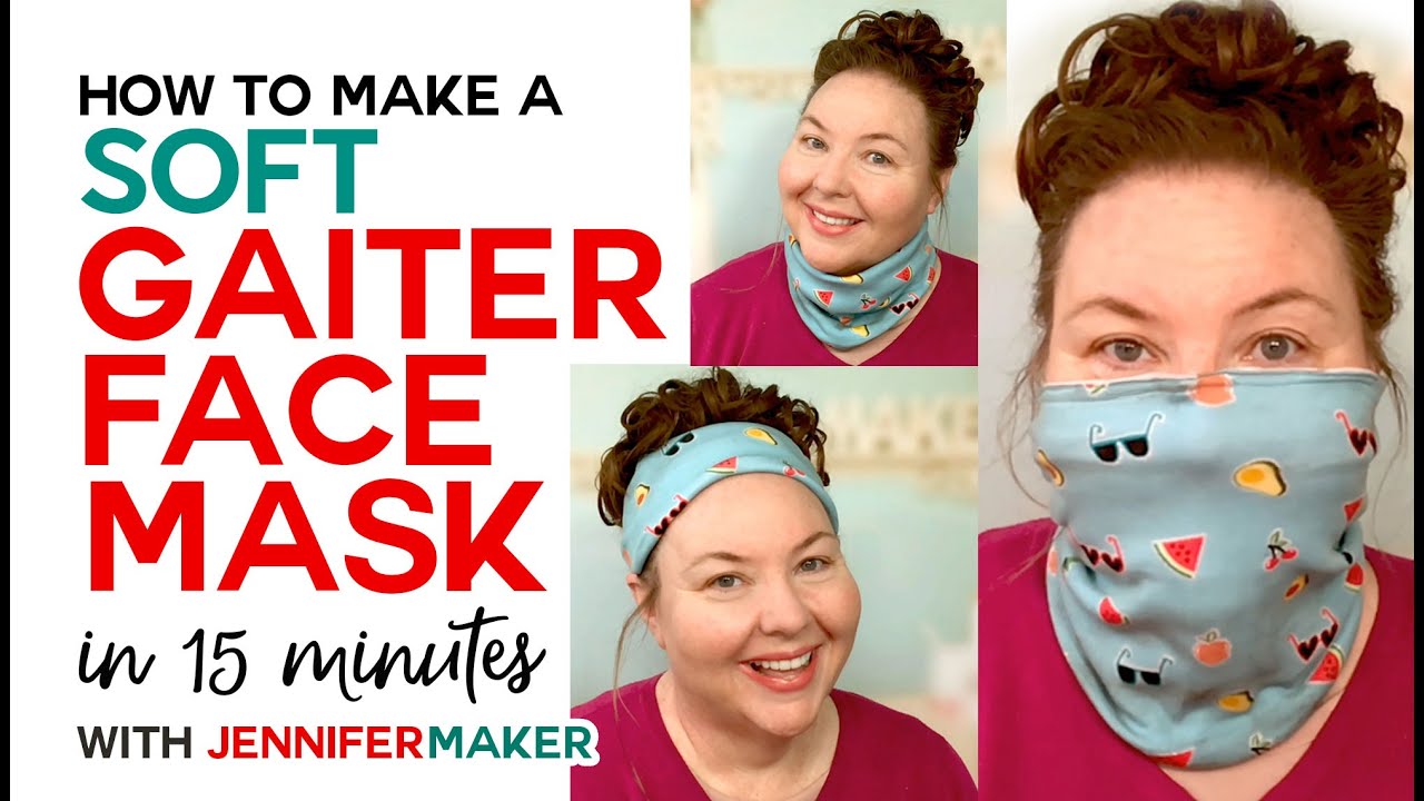 Gaiter Face Mask - Soft and Stretchy - Easy 15-Minute Pattern
