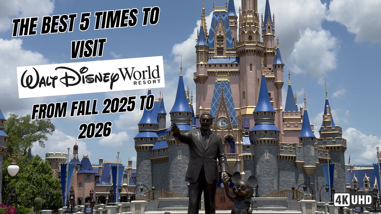 Top 5 Best Times to Visit Disney World (Fall 2025 - Fall 2026) | Low Crowds, Great Weather!