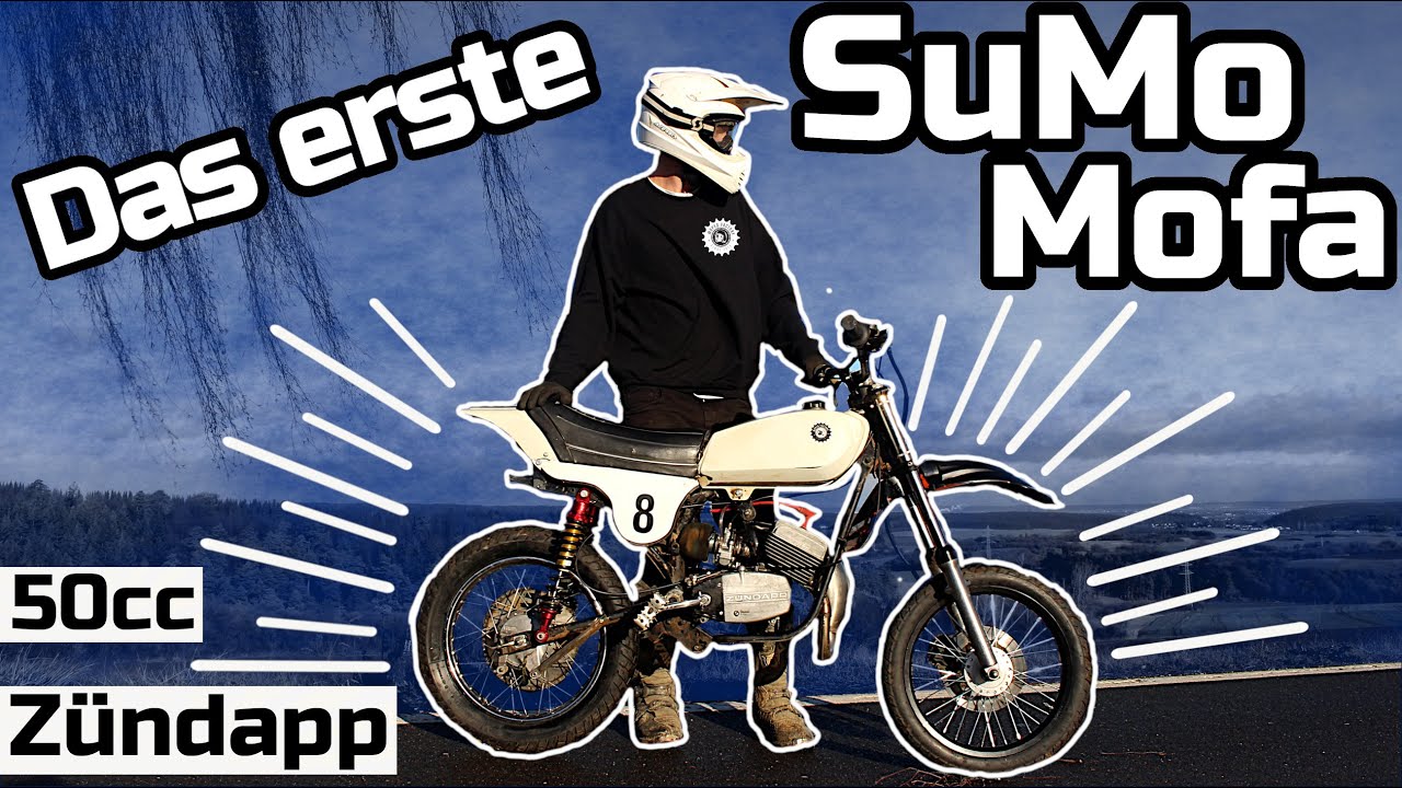 Das erste SUPERMOTO Mofa - Vom Umbau bis zum Burnout