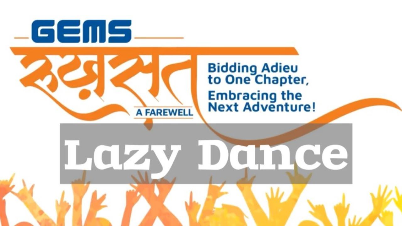Lazy Dance Performance by Grade 9 Students at “Rukhsat” Farewe Party || GEMS Public School Patiala