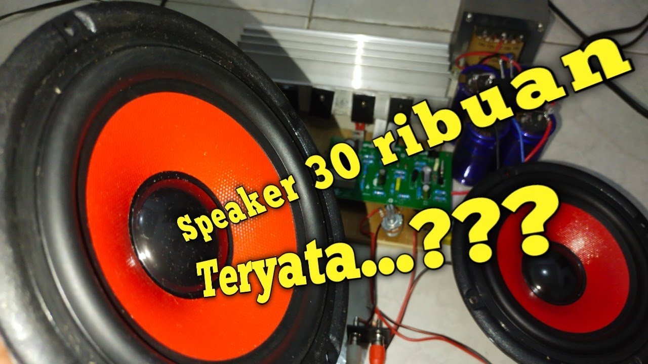 Elsound 5 inch harga 30 ribuan ternyata cocoknya untuk mid-high | Fungsi elco capasitor pada speaker