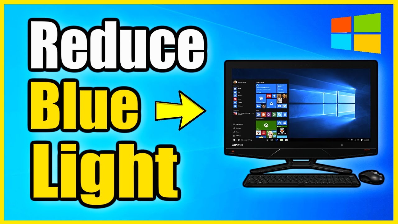 How to Reduce BLUE LIGHT on Any Monitor Using Windows 10 (Easy Method!)