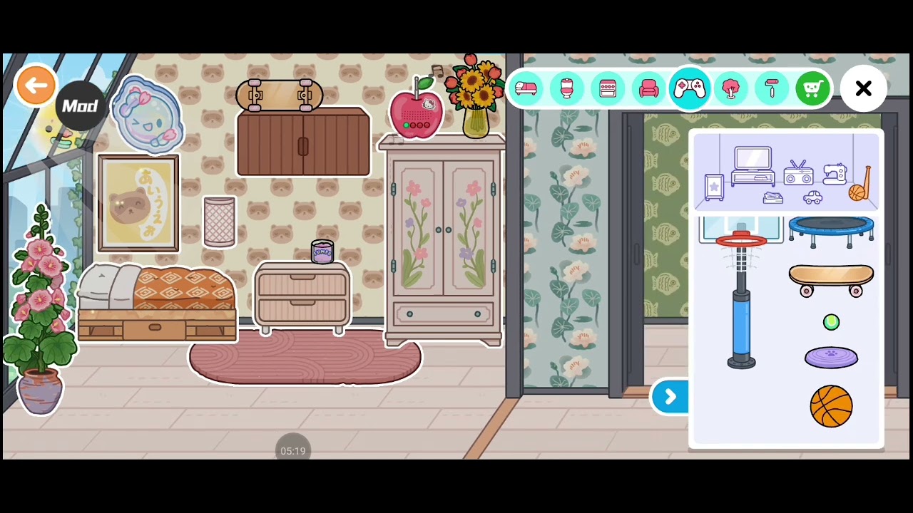 Decorando una casita de Toca Boca