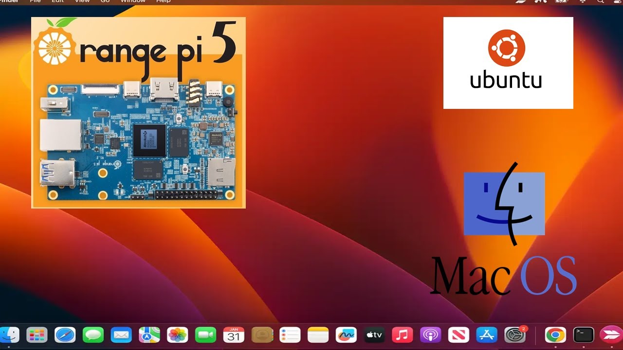 Orange Pi 5 into  macOS Like