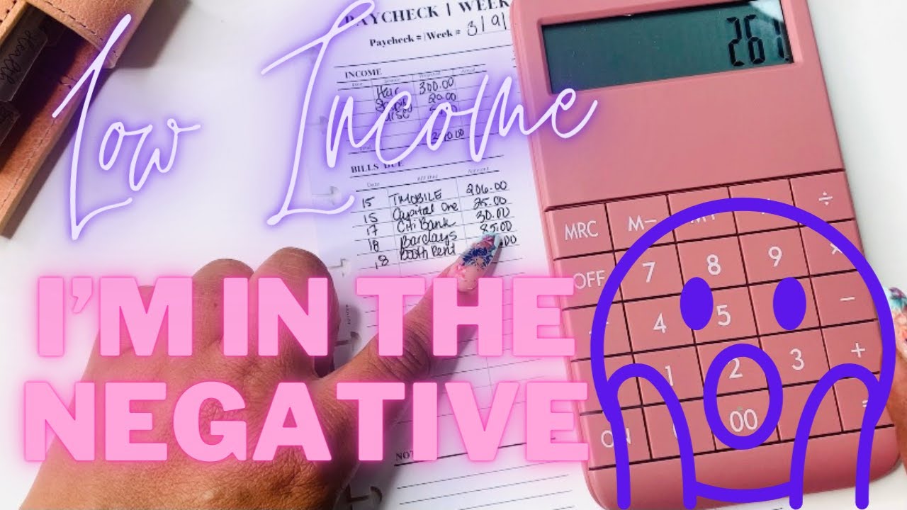 PAYCHECK TO PAYCHECK | I'M IN THE NEGATIVE ! | HOW AM I GOING TO PAY THIS WEEKS BILLS?!