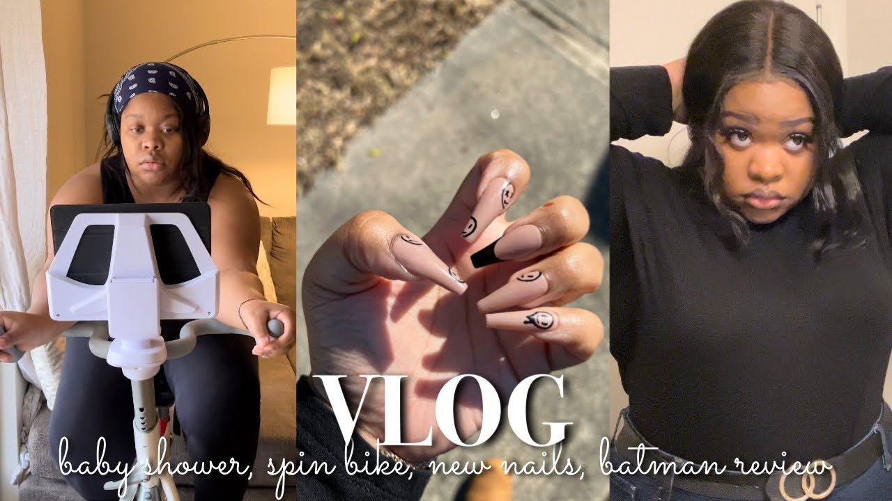 Ep. 83: Vlog | Baby Shower, New Spin Bike, Solo Movie Date, Grocery Haul | Weekend Vlog In Atlanta