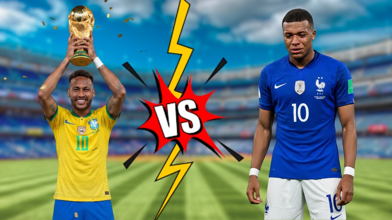 ⚽🏆Who will win the World Cup🏆⚽(Neymar vs. Mbappe)? Mbappe vs. Neymar.