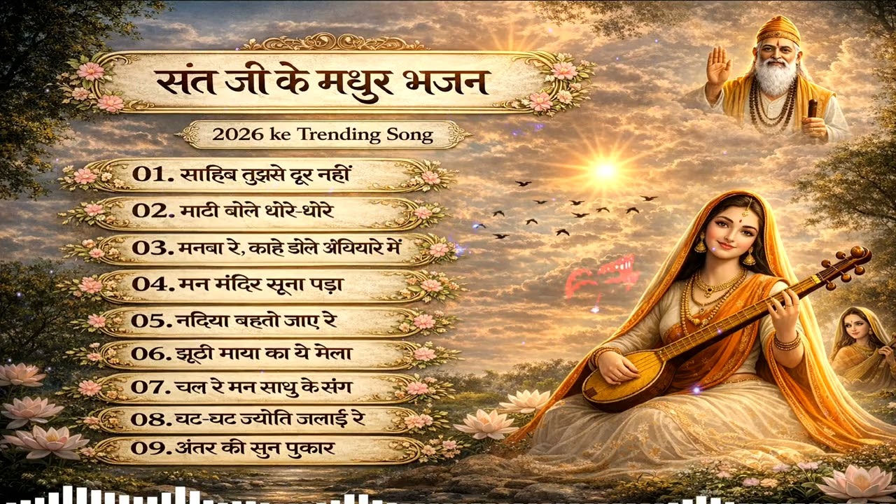 संत जी के मधुर भजन | 2026 के सुपरहिट निर्गुण भजन | Kabir Bhajan Mashup | Peaceful Bhajan
