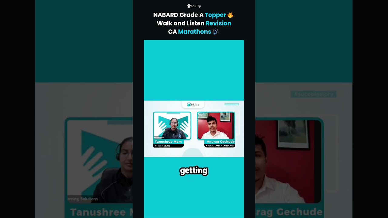 NABARD Grade A Topper Reveals Revision Strategy | Video Marathons for Current Affairs