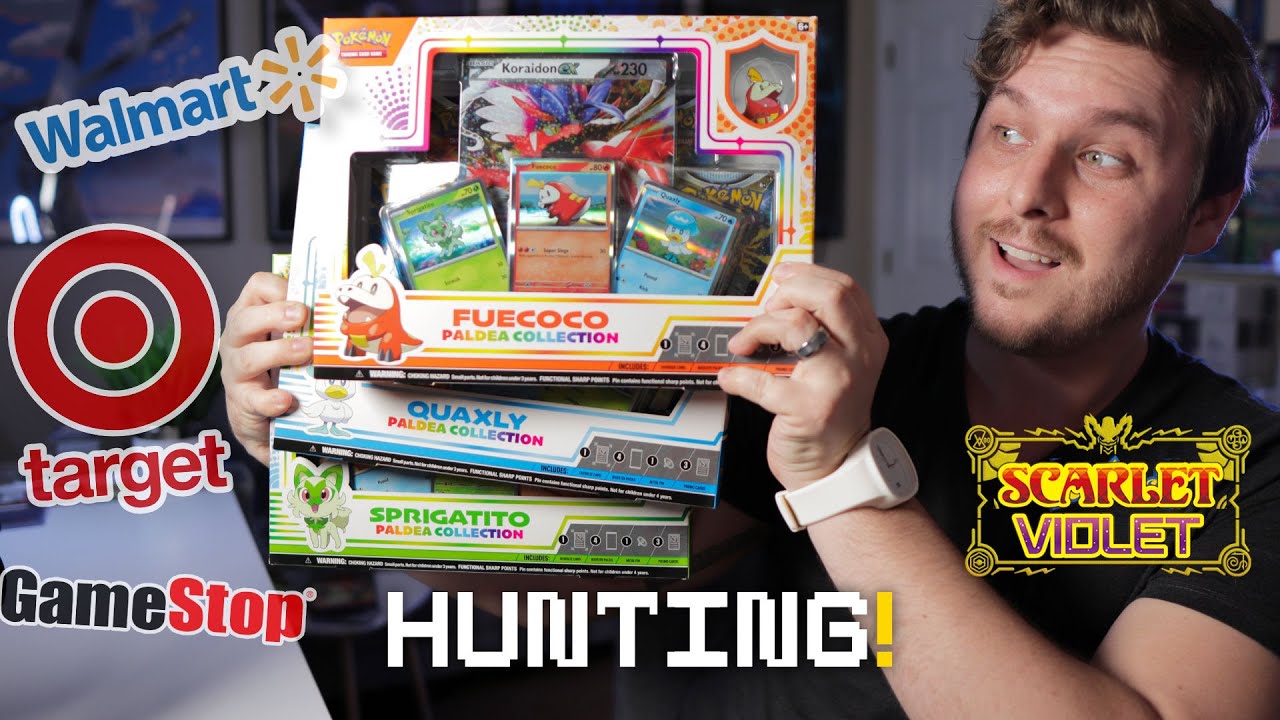 *NEW* Pokémon: Paldea Collection Box (w/ Fuecoco 🔥 Sprigatito 🍃 Quaxly 💧)
