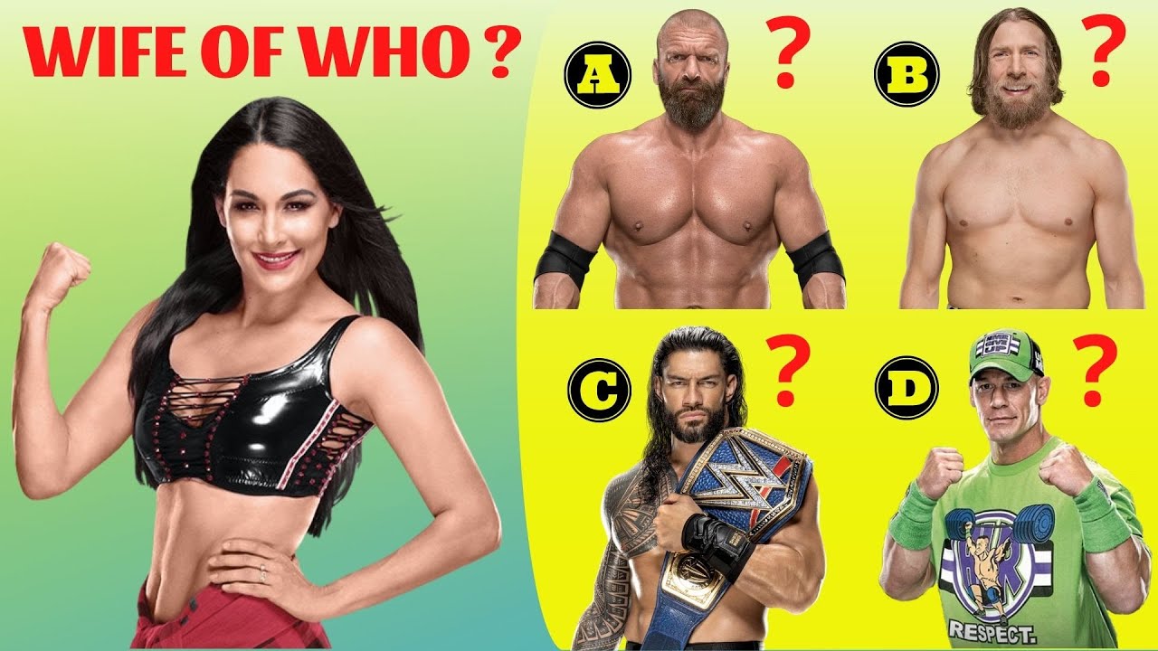 Можете ли вы угадать ЖЕНУ суперзвезд WWE?