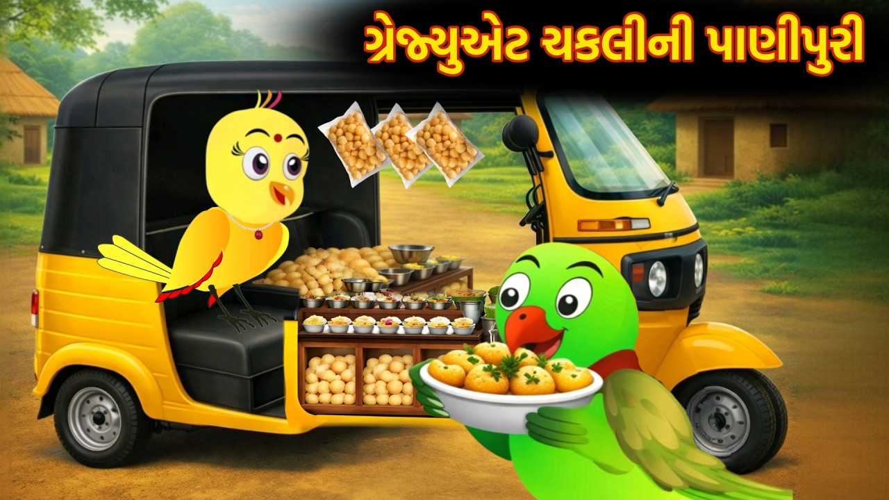 ગ્રેજ્યુએટ ચકલીની પાણીપુરી | graduate Chakli ni Panipuri | Gujarati Varta | Moral Story | Varta