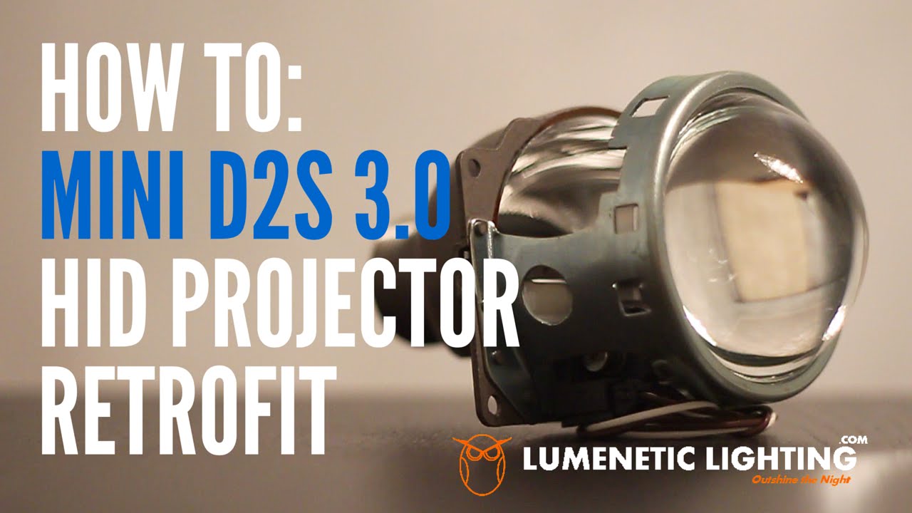 How to Mini D2S 3.0 Projectors DIY H4 9003 HID Install - 2002 Honda CRV lumeneticlighting.com