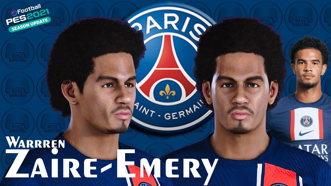 Как создать фигуру Уоррена Заира-Эмери ПСЖ в PES 2021 | Nisz Gaming