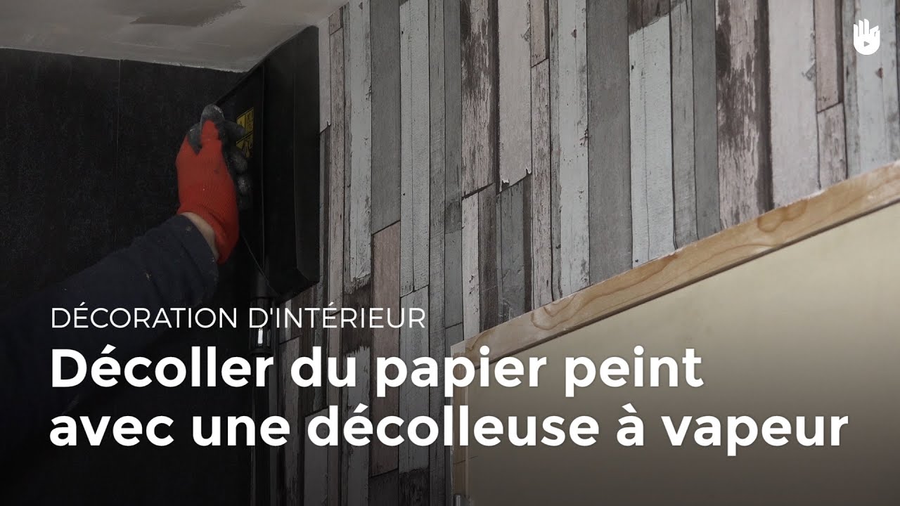 D&eacute;coller du papier peint avec une d&eacute;colleuse &agrave; vapeur | Bricolage