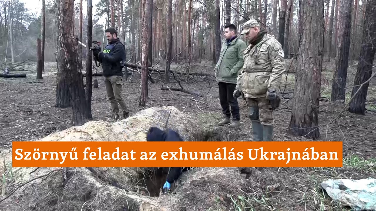 Sz&ouml;rnyű feladat az exhum&aacute;l&aacute;s Ukrajn&aacute;ban