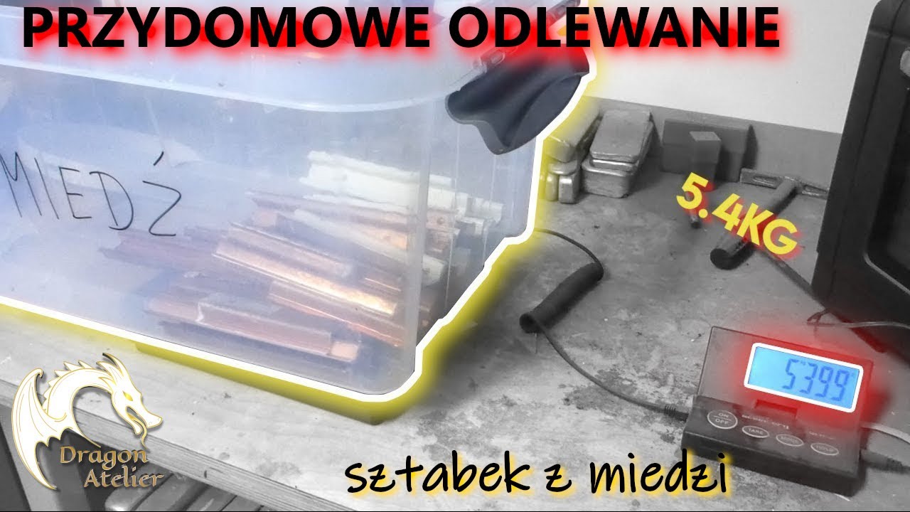 Od szyn elektrycznych do sztabek — hipnotyzujące topienie i odlewanie czystej miedzi!