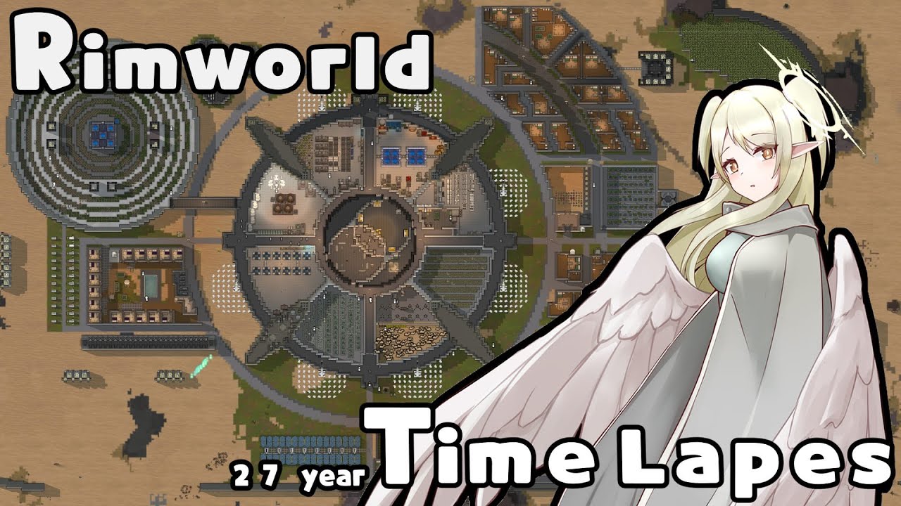 Rimworld Time Lapse!  + milira race