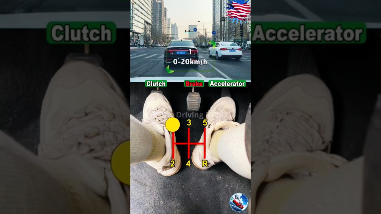 Manual Car 5-Gear Speed Test ⚙️🏎️ | Stick Shift Driving Guide 🚗 #manualcar #gearshifting #automobile